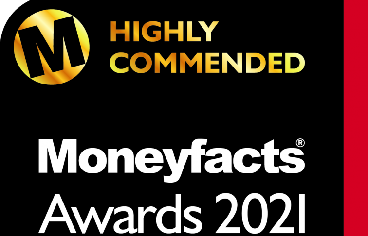 Moneyfacts highly commended 2021