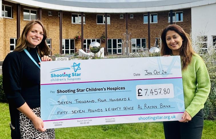 Harpreet with Shooting Star Children's Hospice