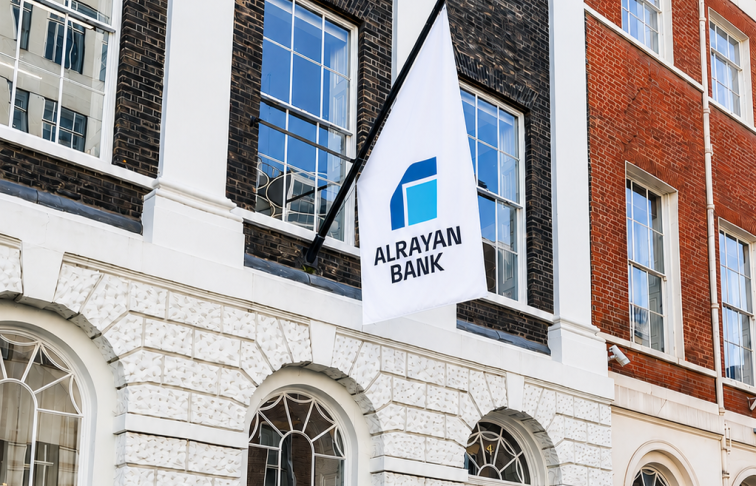 Head Office with flag
