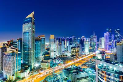 Doha at night