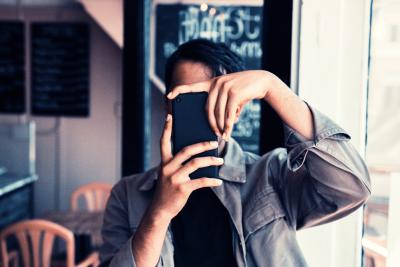 Man talking photo