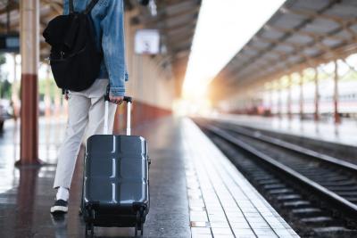 man at station