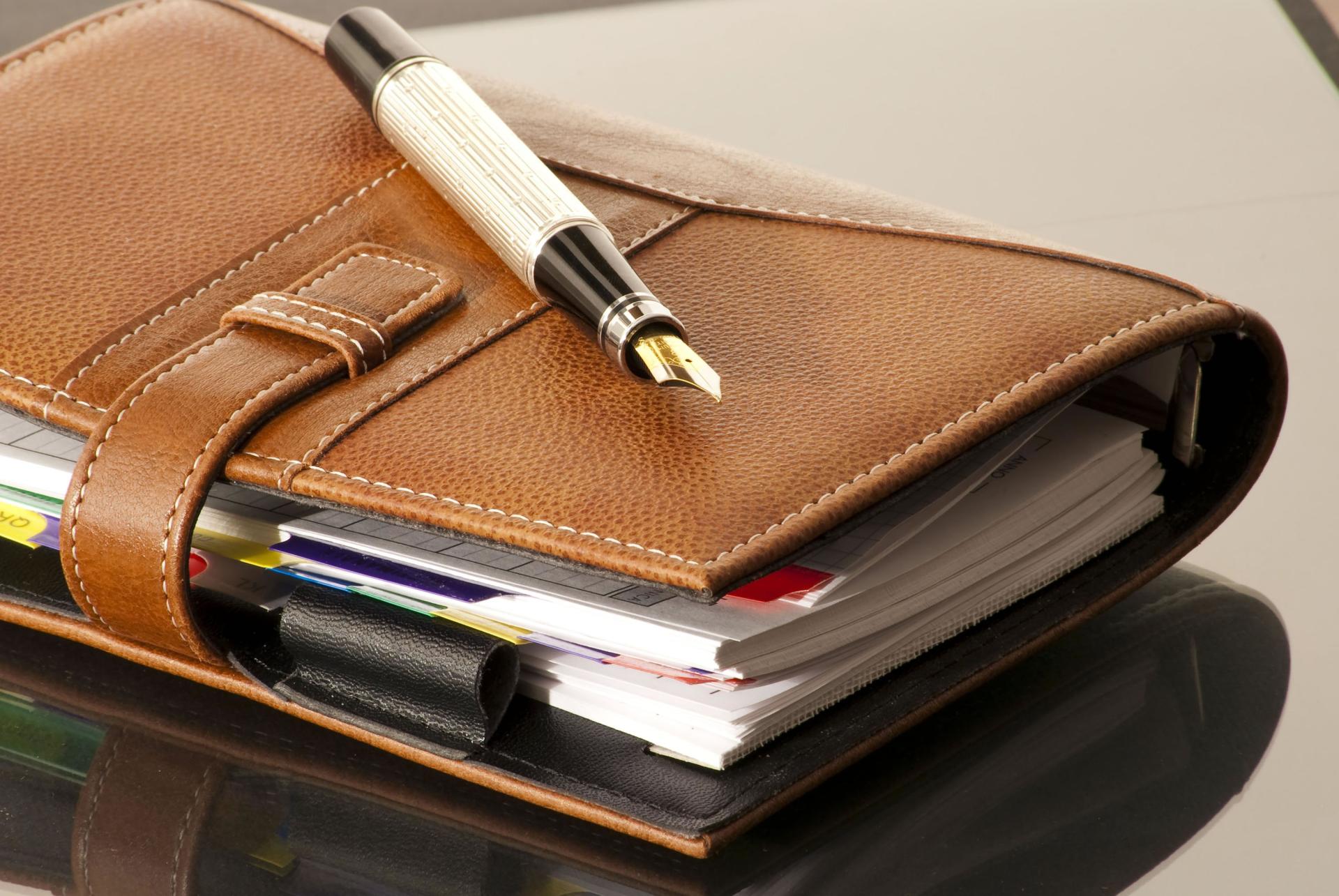 Pen with diary