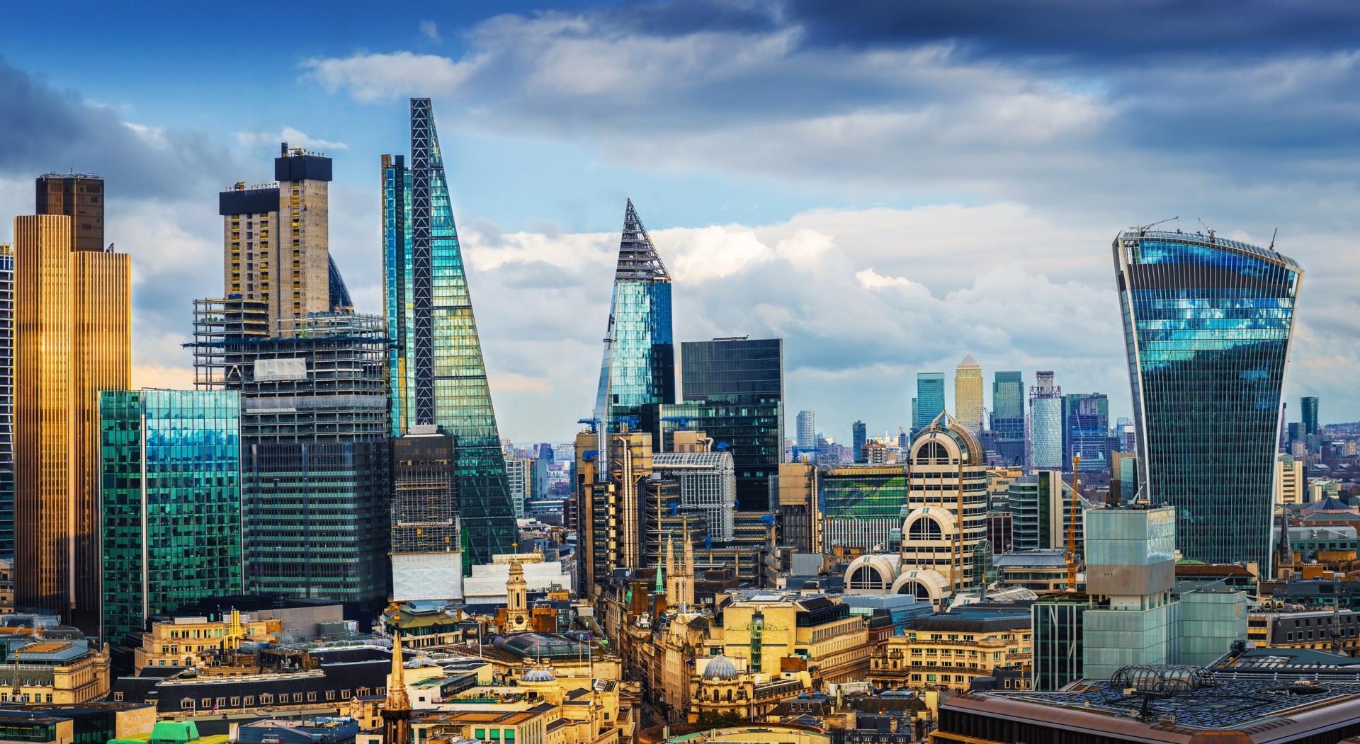 London, glass