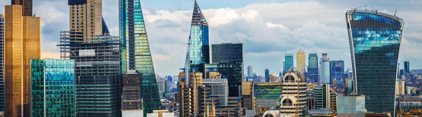London, glass