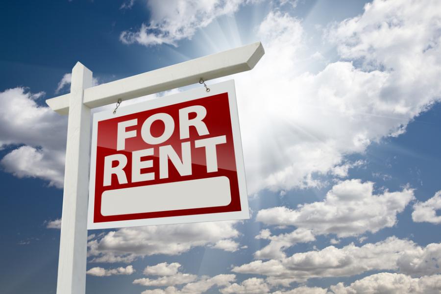 For rent sign