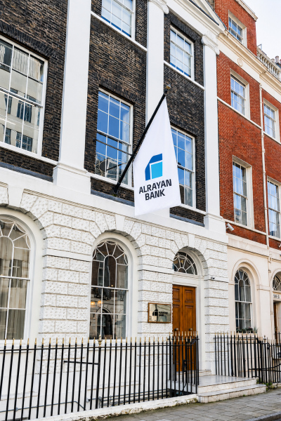 Head Office with flag